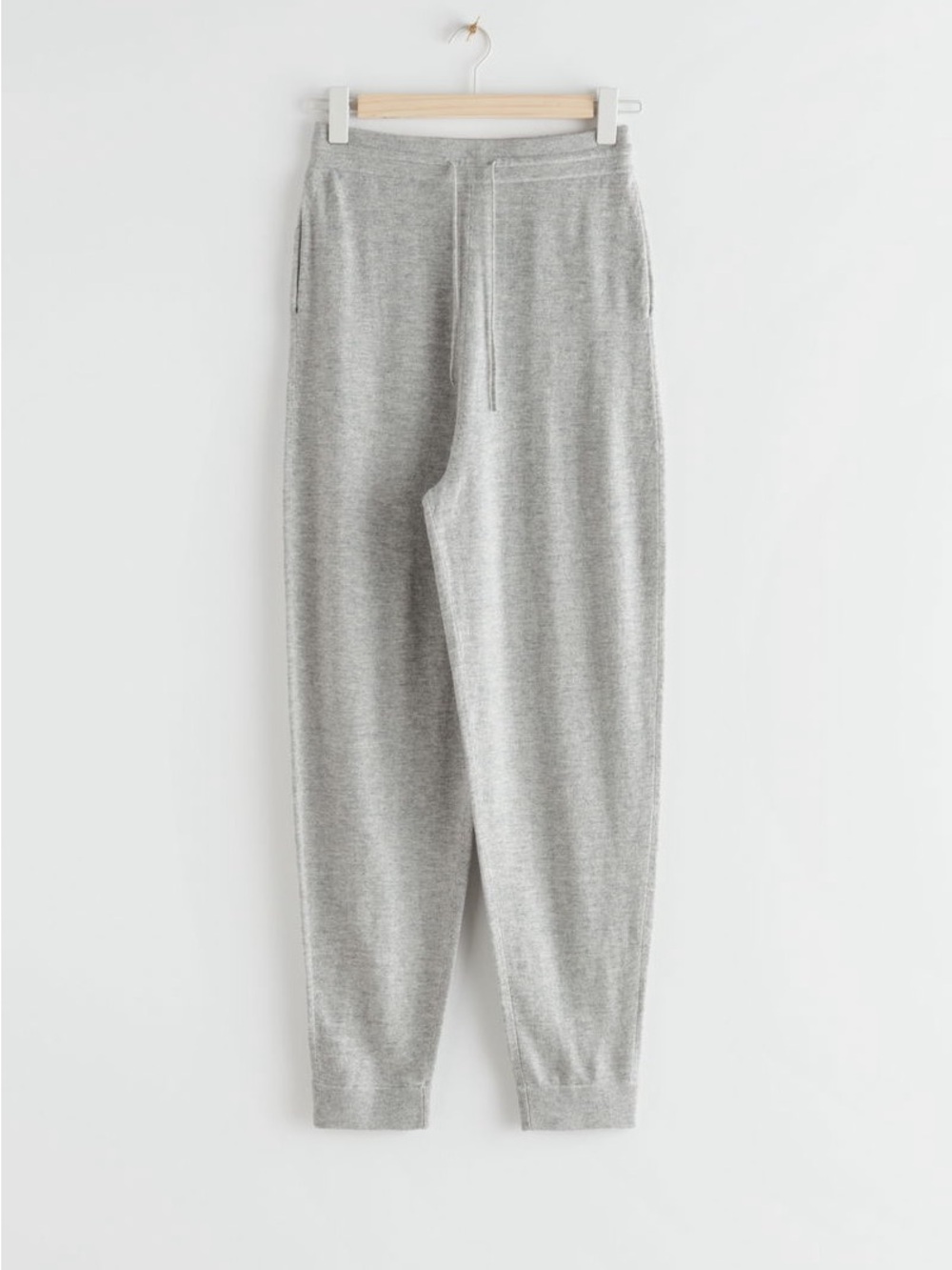 Stockholm Atelier & Other Stories Oversized Wool Knit Drawstring Trousers Jogger